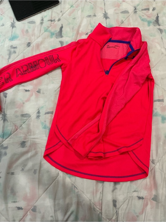Under Armour Other - Under Armour Hot Pink Athletic Quarter-Zip Top